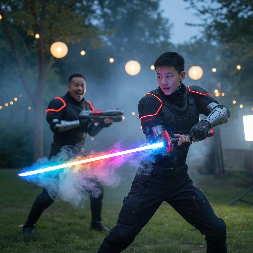 Smoke LED Laser Sword